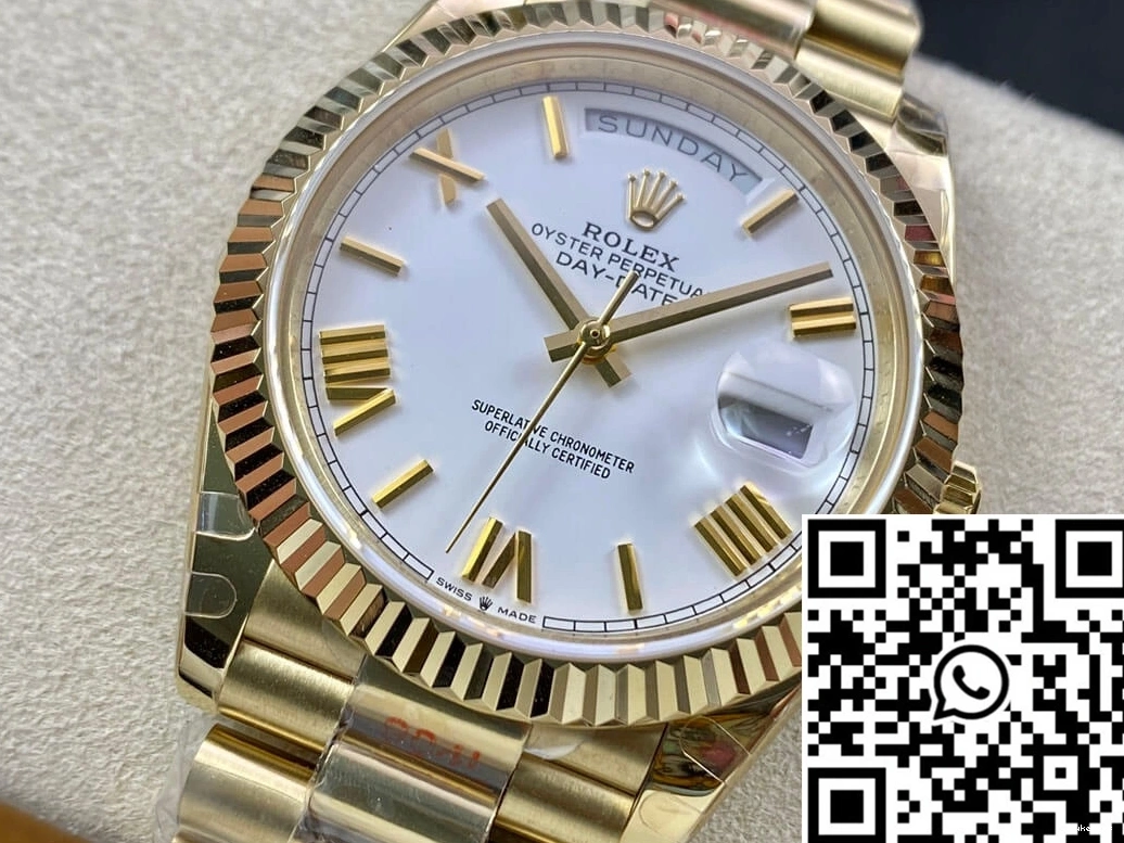 Yellow M228238-0042 Factory Rolex Gold EW Day Date 1015